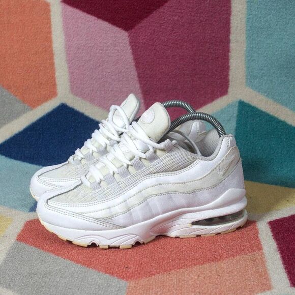 Nike Other - Nike Air Max 95 Triple White Size 5 Y